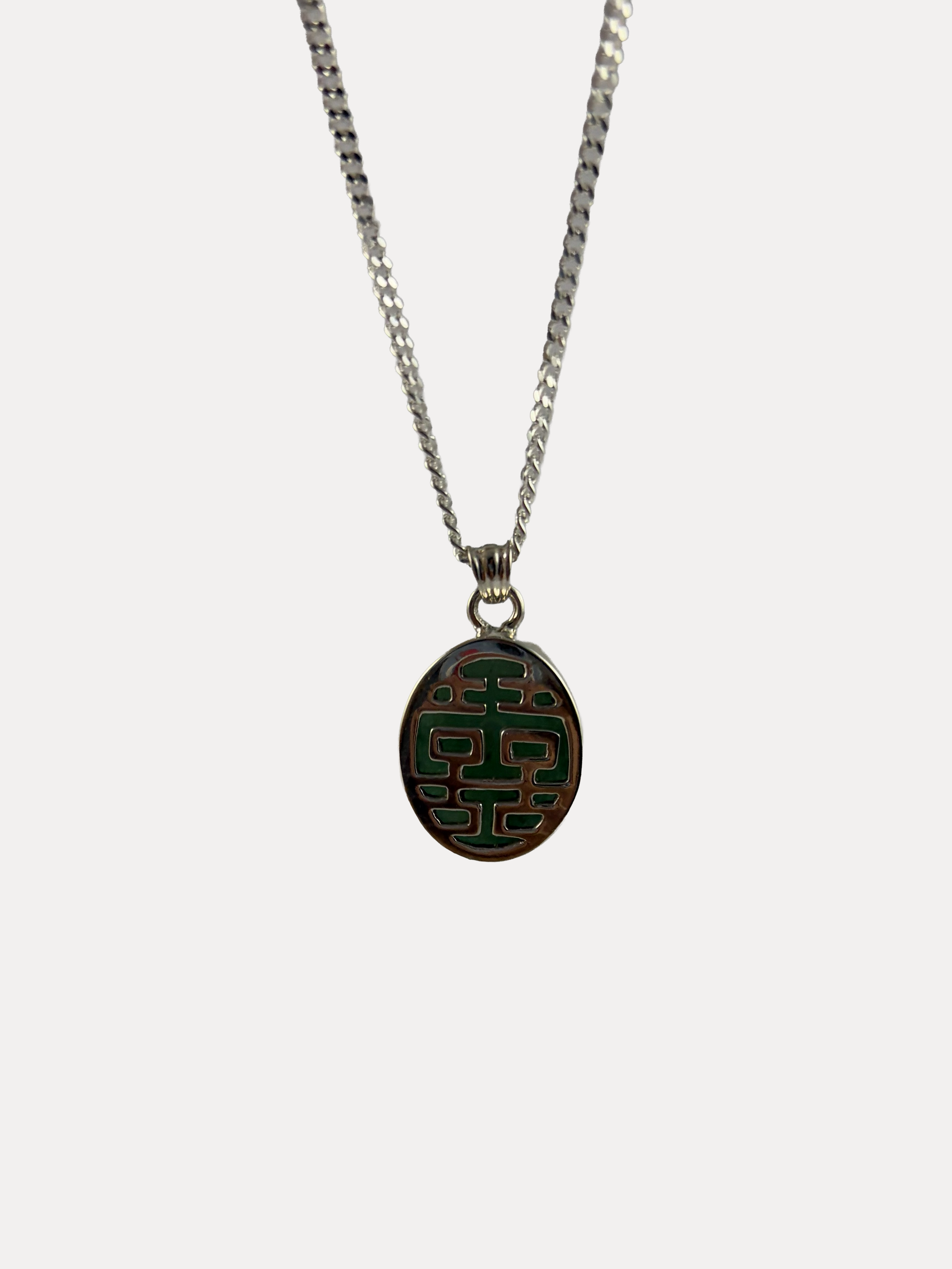 Jade Pendant - Double Happiness