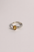 Oval Cut Ring - Citrine