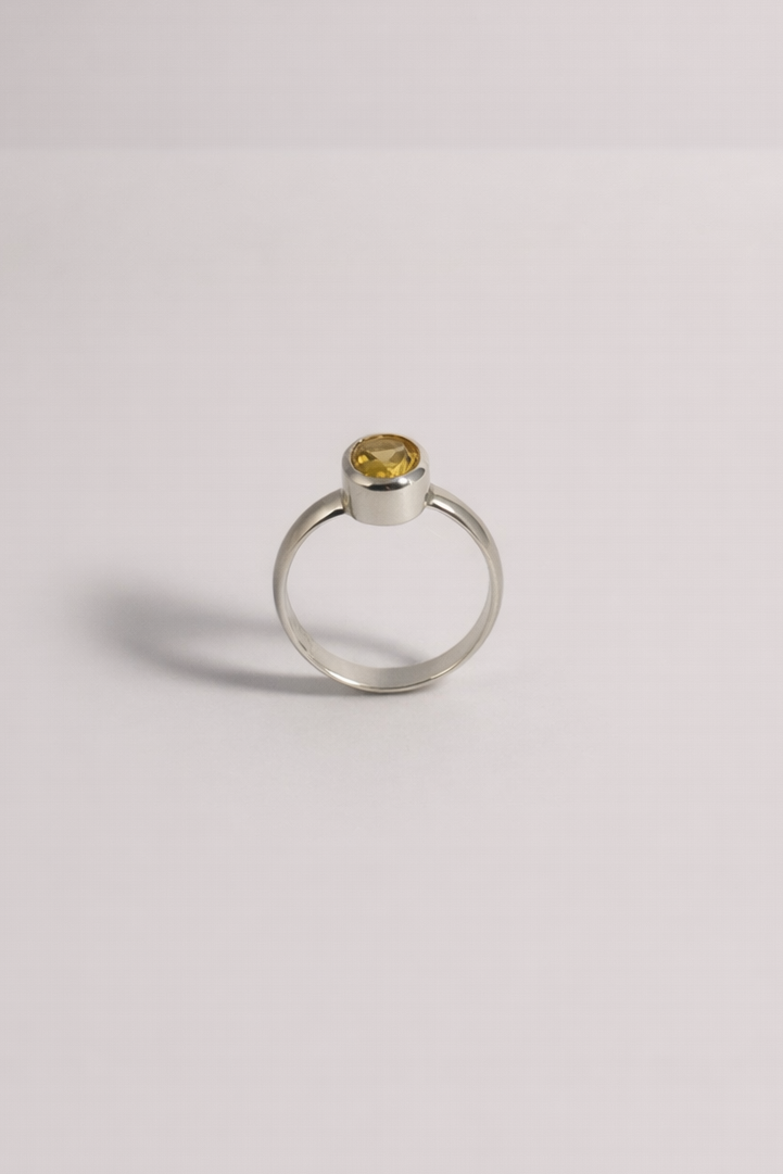 Oval Cut Ring - Citrine