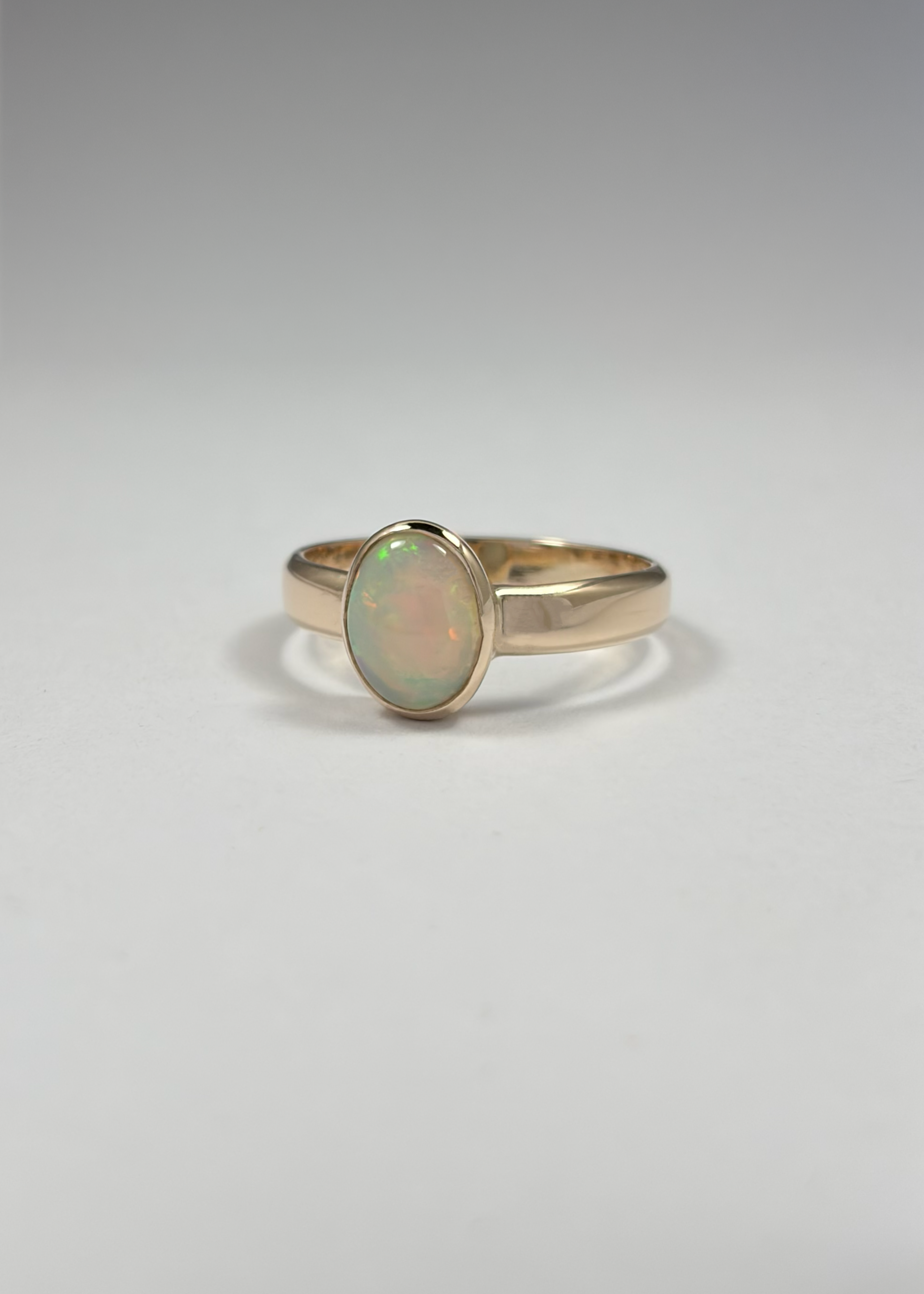 9K Opal Ring