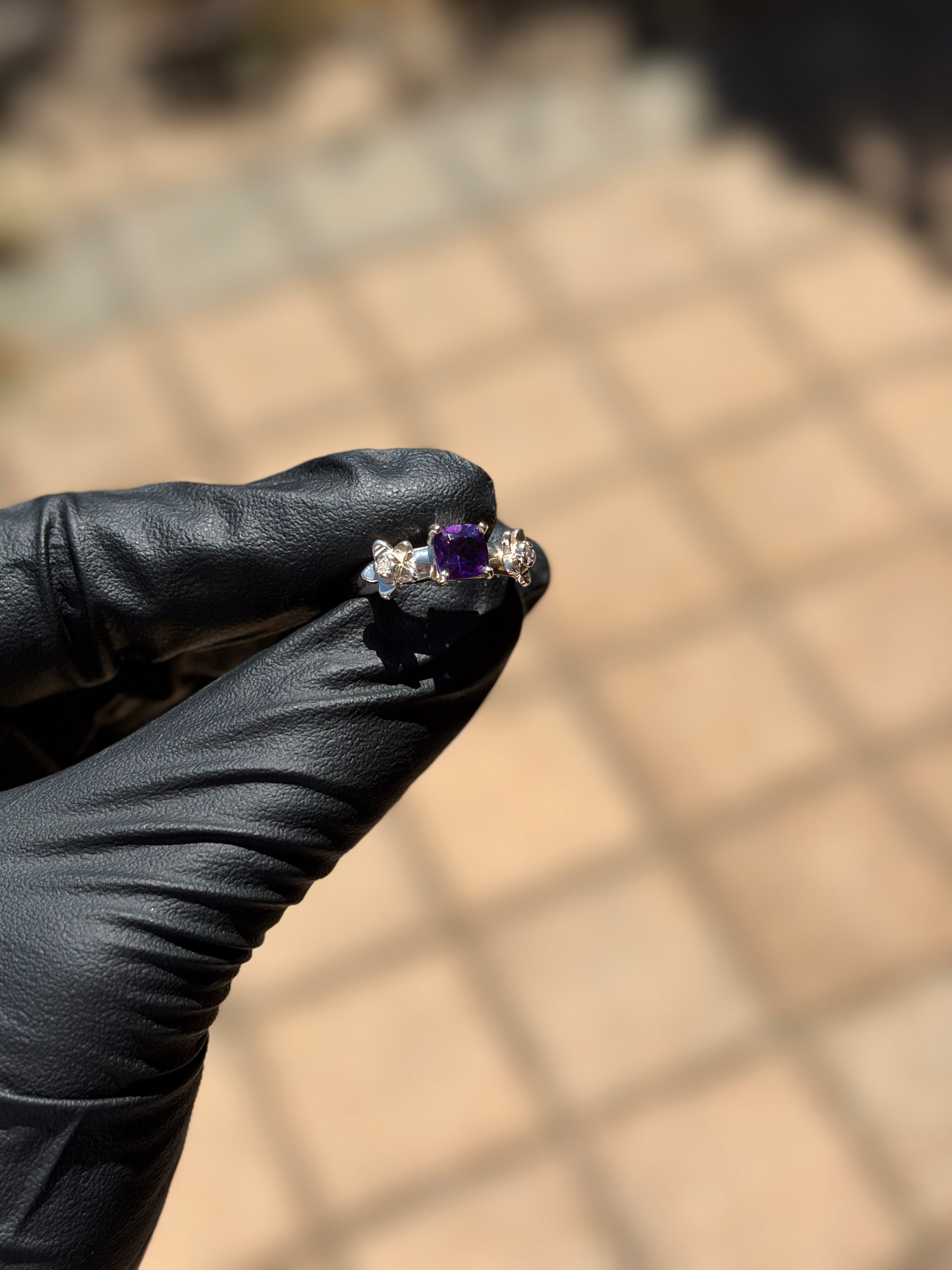 Sakura Ring - Amethyst