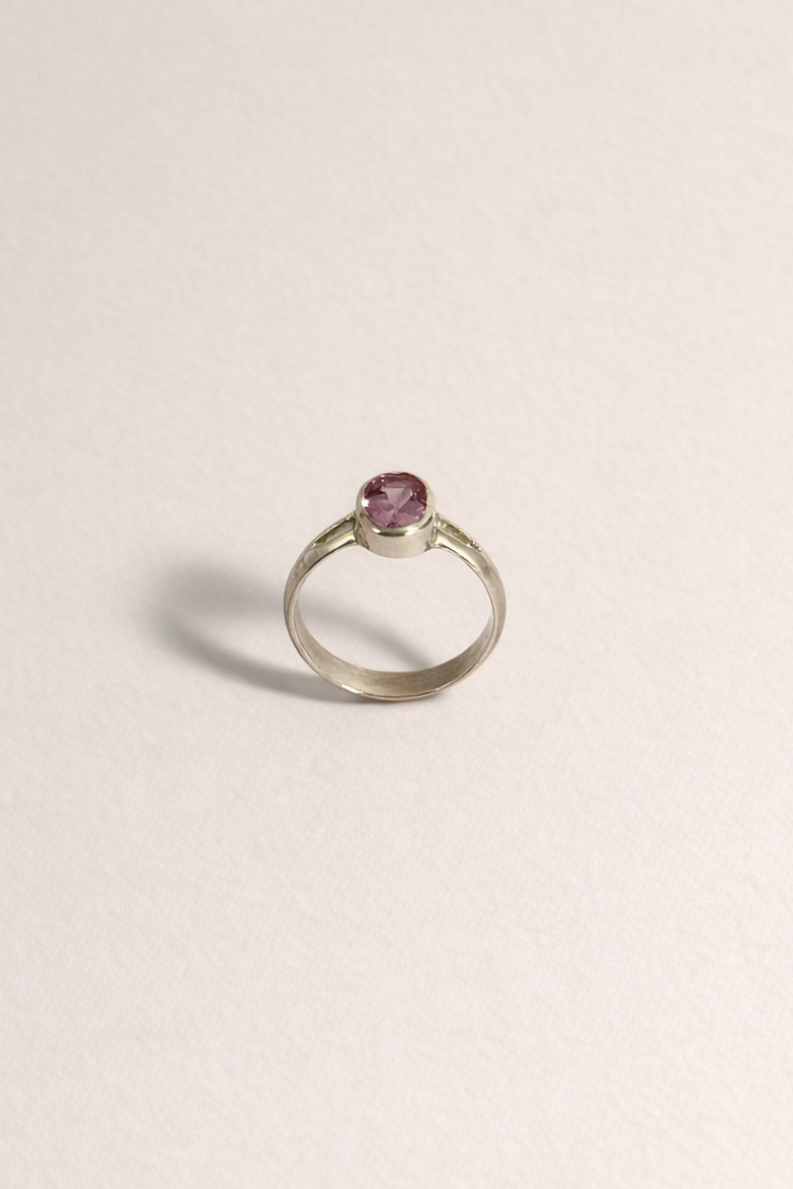 Oval Cut Ring - Pink Tourmaline