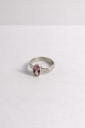 Oval Cut Ring - Pink Tourmaline