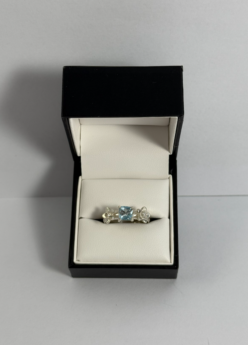 Sakura Ring - Aquamarine