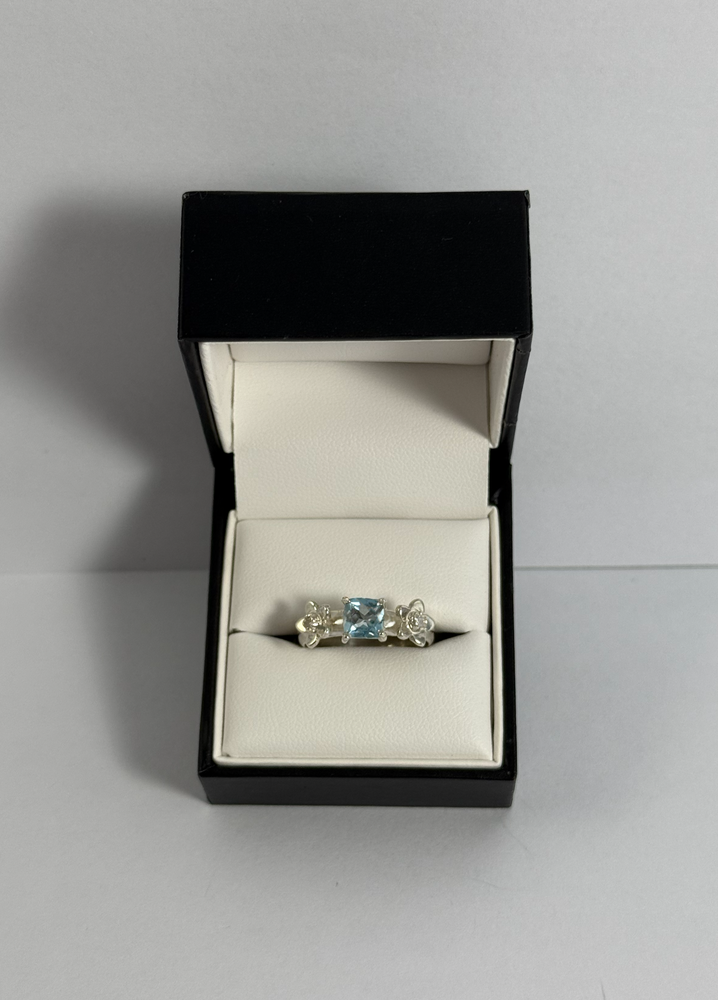 Sakura Ring - Aquamarine