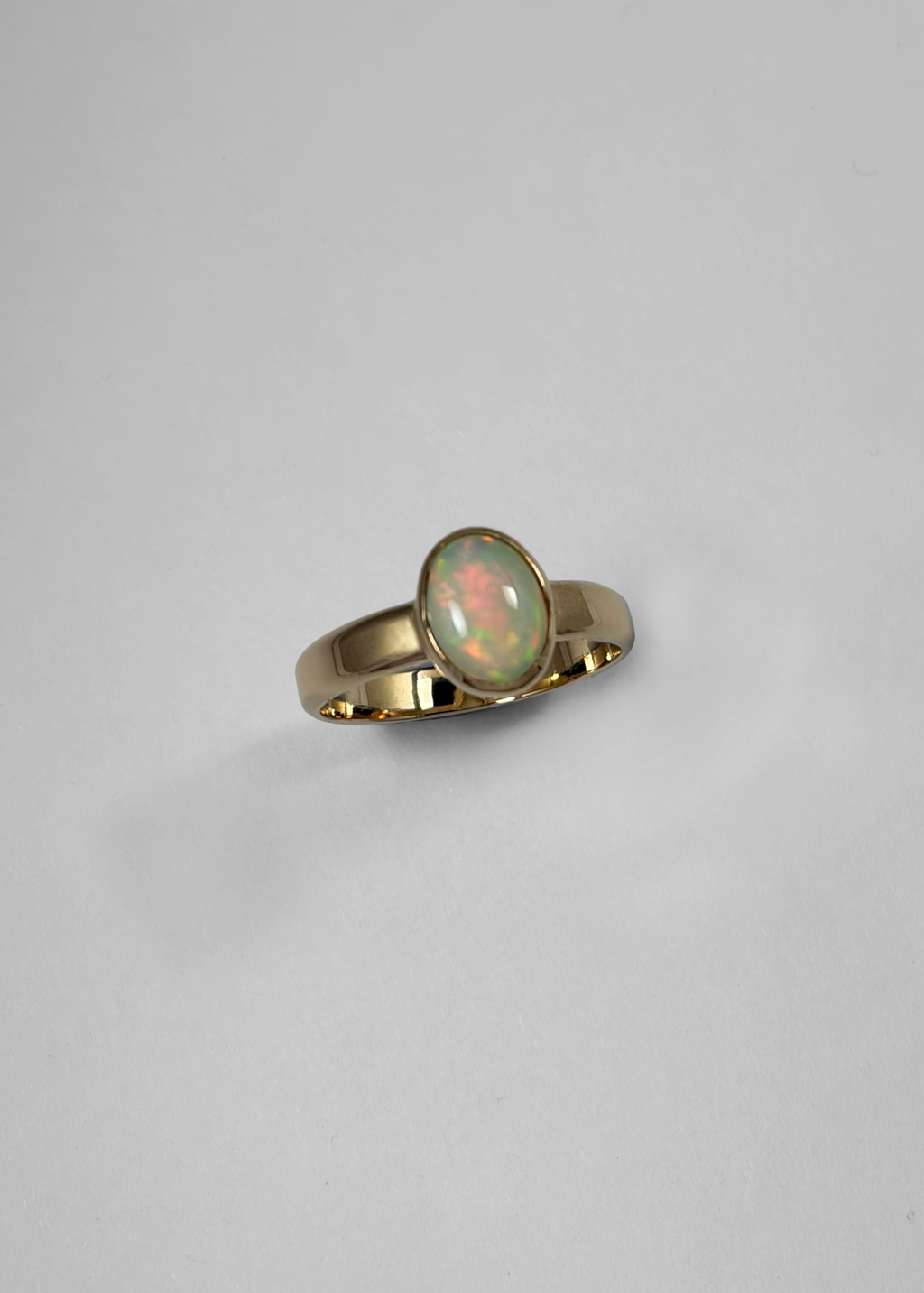 9K Opal Ring